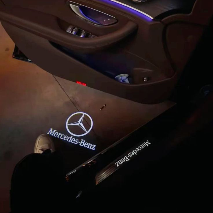 Holographic AMG Door Lights Projectors for Mercedes-Benz