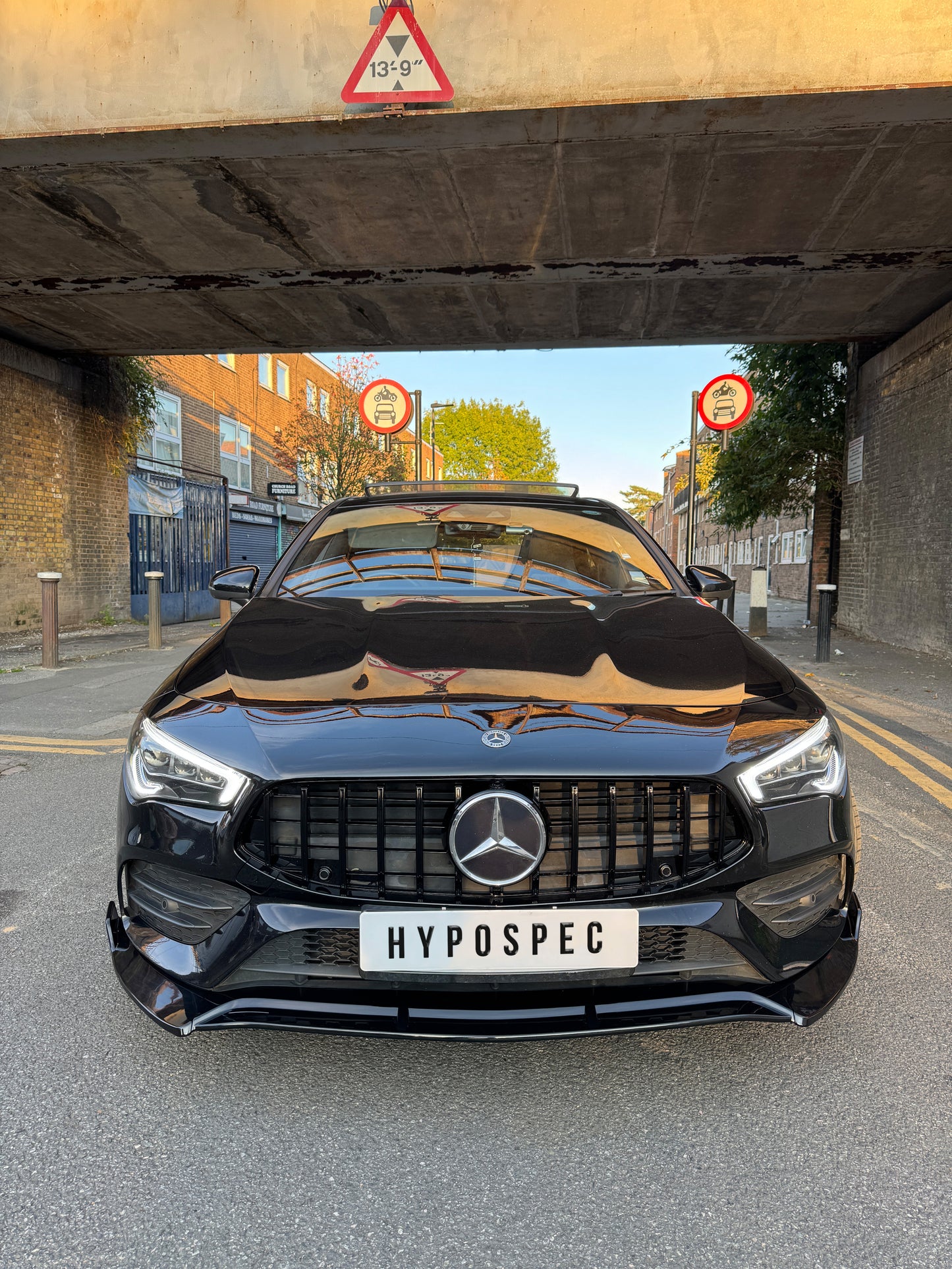 MERCEDES CLA W118 2019-2022 PANAMERICA BLACK GT GRILL image 6