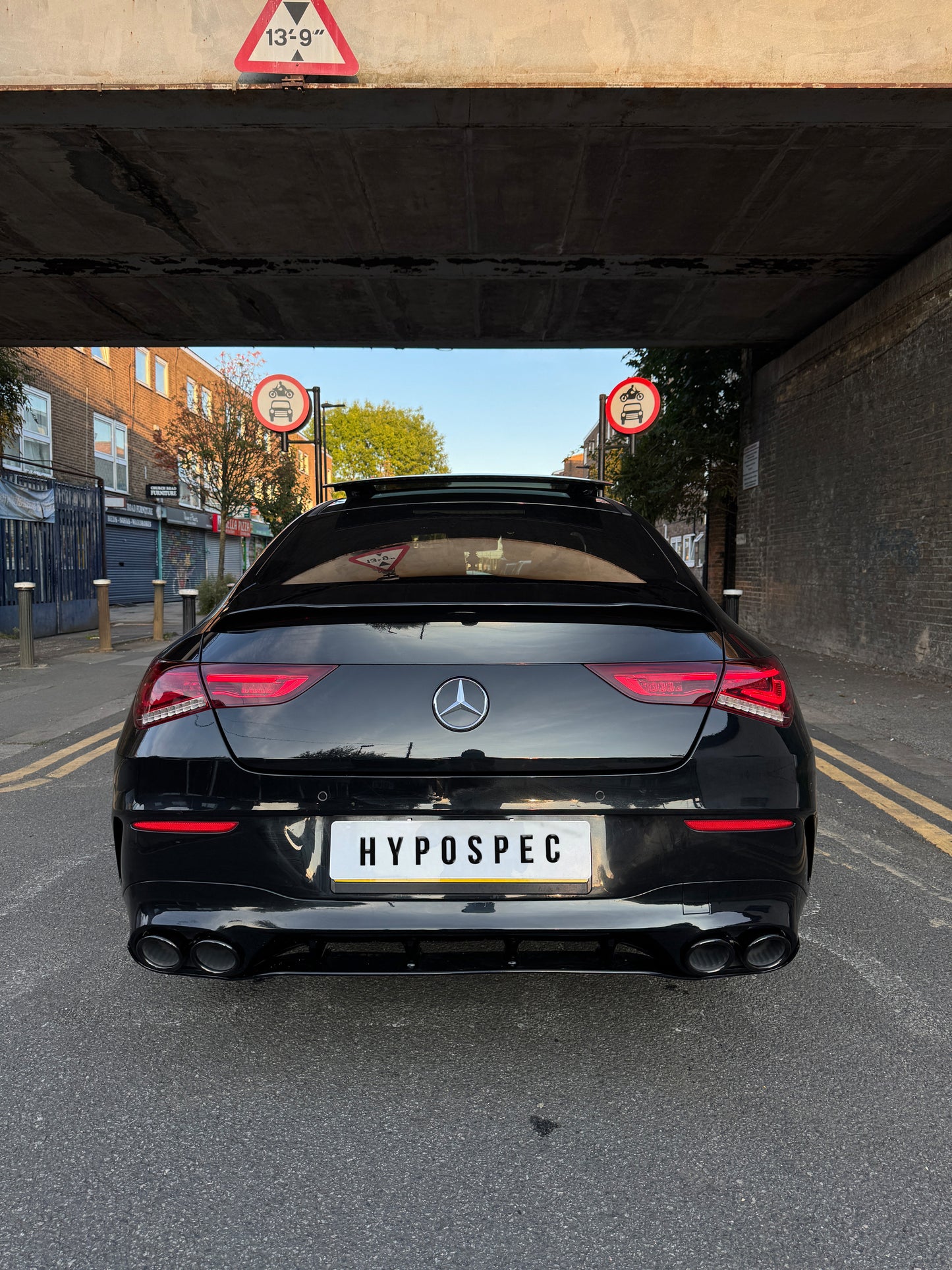 Mercedes Benz W118 CLA Upgrade To CLA45s AMG Diffuser With Quad Exhaust Tips image 5