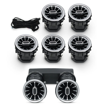 64 Colors Turbo Air Vent Outlet Ambient Light for C-Class W205 GLC X253 image 6