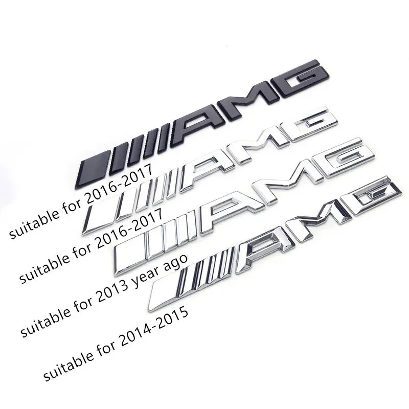 3D Plastic Car Emblem Sticker For Mercedes benz A B C E G CLA GLK CLASS W221 W21 image 2
