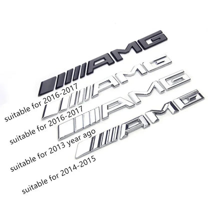 3D Plastic Car Emblem Sticker For Mercedes benz A B C E G CLA GLK CLASS W221 W21 image 2
