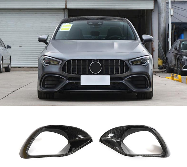 Front Fog Light Air Vent Outlet Cover for Mercedes-Benz CLA Class W118 C118 AMG  image 0