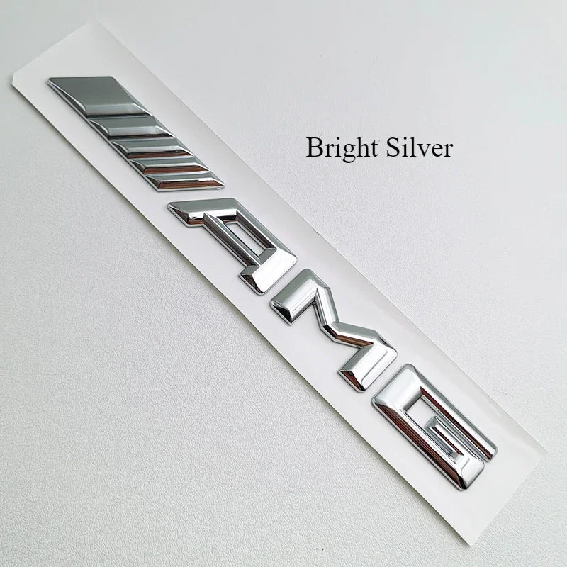 3D Plastic Car Emblem Sticker For Mercedes benz A B C E G CLA GLK CLASS W221 W21 image 7