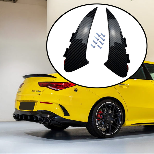 Car Rear Bumper Side Canards Splitter For Mercedes-Benz Accessories CLA C Class  image 0