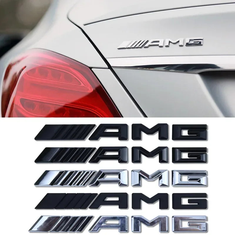 3D Plastic Car Emblem Sticker For Mercedes benz A B C E G CLA GLK CLASS W221 W21 image 1