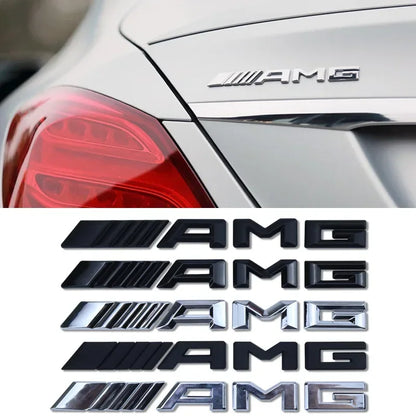 3D Plastic Car Emblem Sticker For Mercedes benz A B C E G CLA GLK CLASS W221 W21 image 1