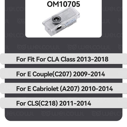 LED Welcome Door Light for Mercedes-Benz – CLS, CLA, S-Class, GT, E-Coupe, A200 image 2