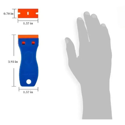 Car Residue Remover Scraper - Plastic Razor Blade Tool For Decals image 3