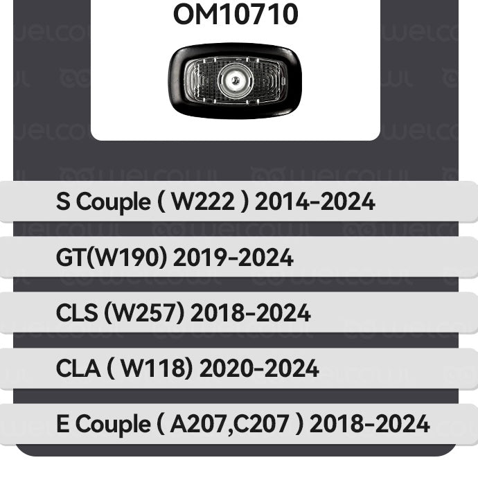 LED Welcome Door Light for Mercedes-Benz – CLS, CLA, S-Class, GT, E-Coupe, A200 image 1