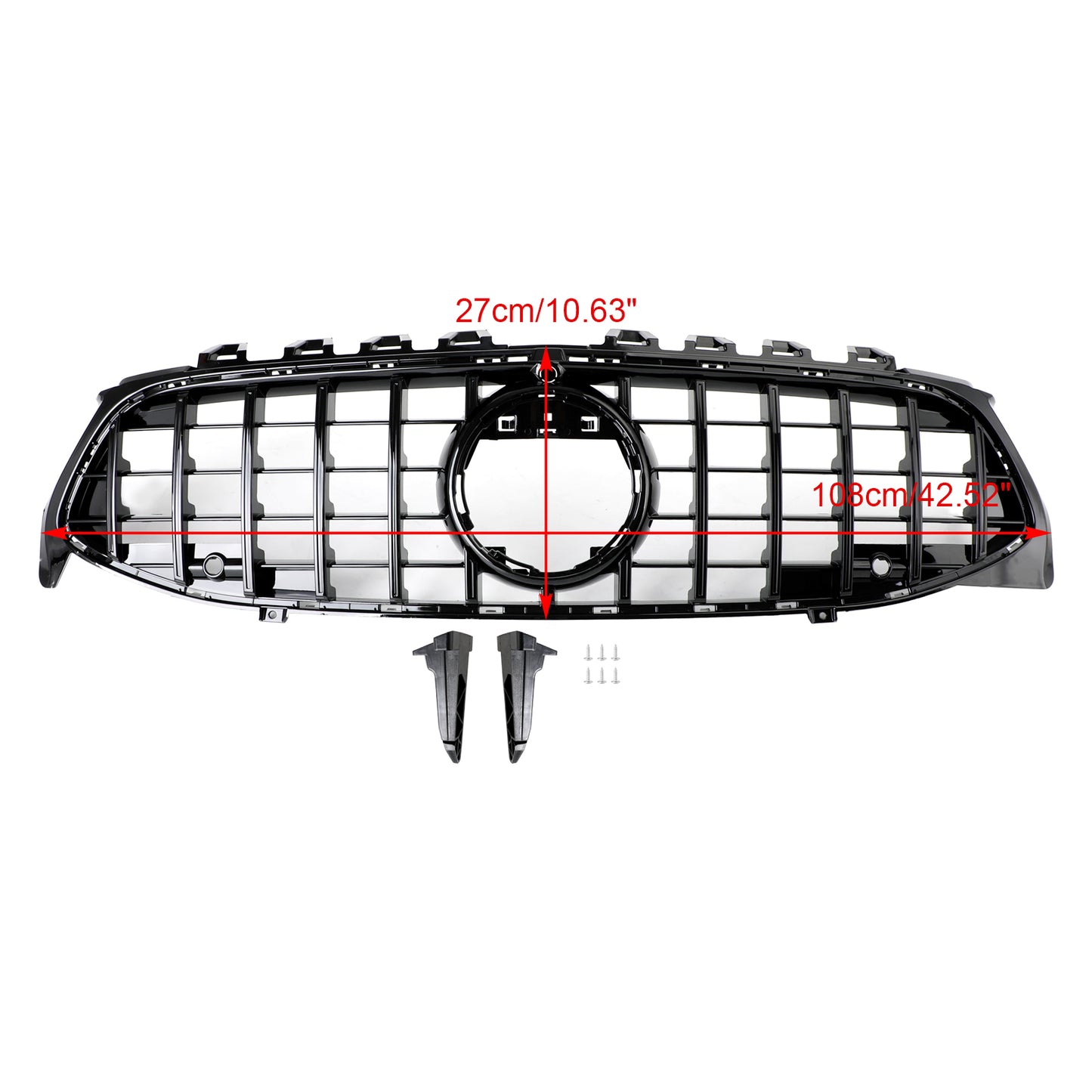 MERCEDES CLA W118 2019-2022 PANAMERICA BLACK GT GRILL image 3