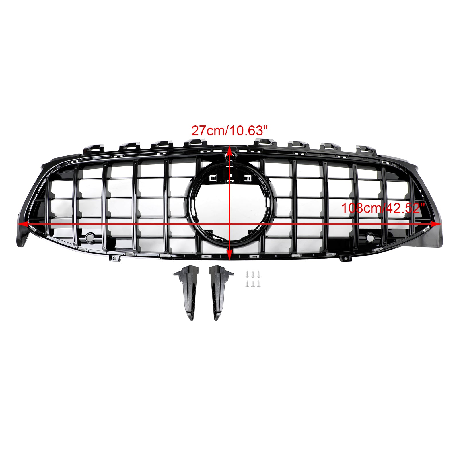 MERCEDES CLA W118 2019-2022 PANAMERICA BLACK GT GRILL image 3