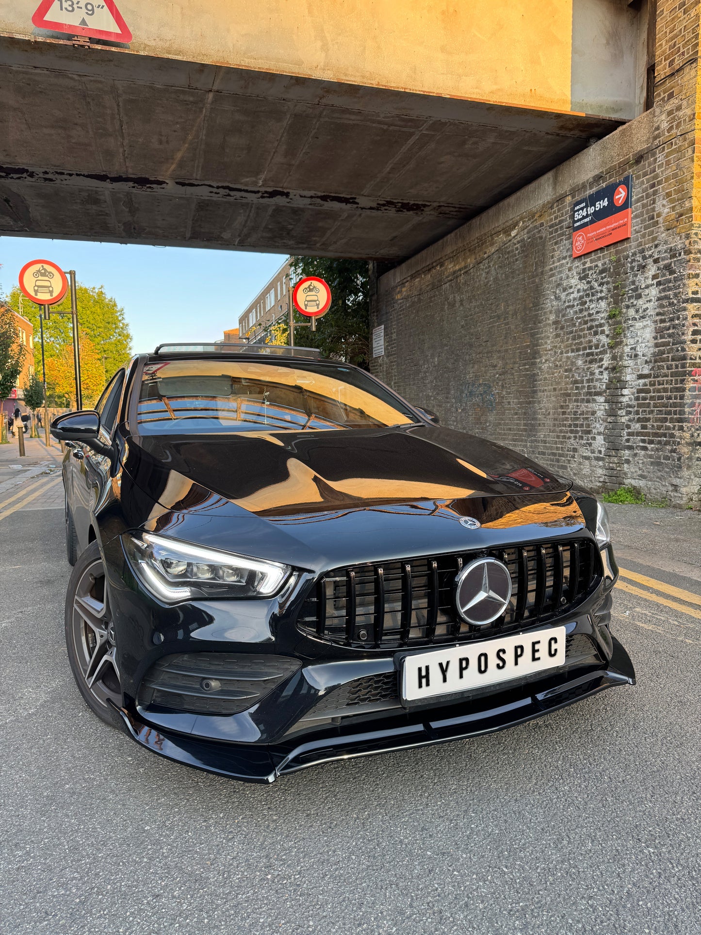 MERCEDES CLA W118 2019-2022 PANAMERICA BLACK GT GRILL image 0