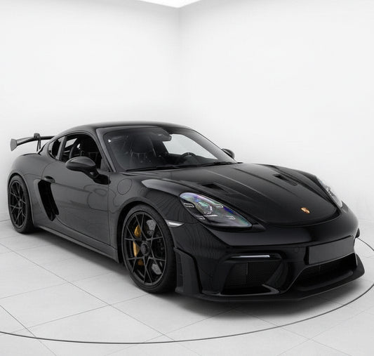 GT4 Carbon Fiber Side Air Vent Trim | Porsche 718 981 Boxster Cayman