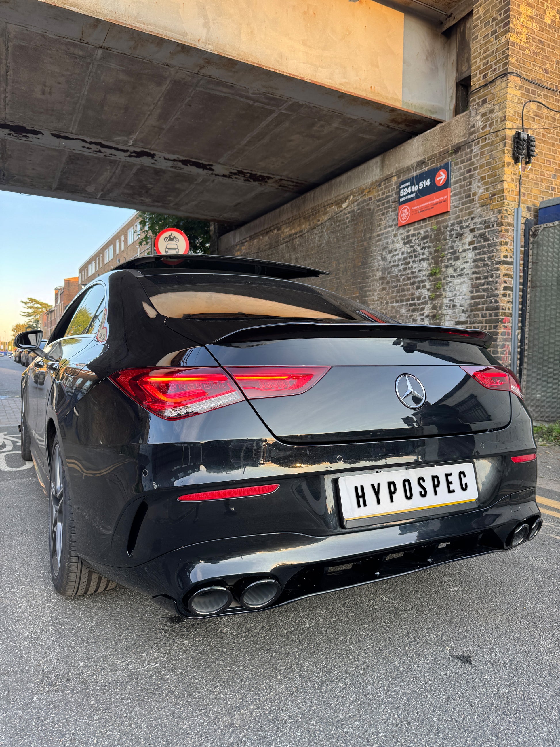 Mercedes Benz W118 CLA Upgrade To CLA45s AMG Diffuser With Quad Exhaust Tips image 0