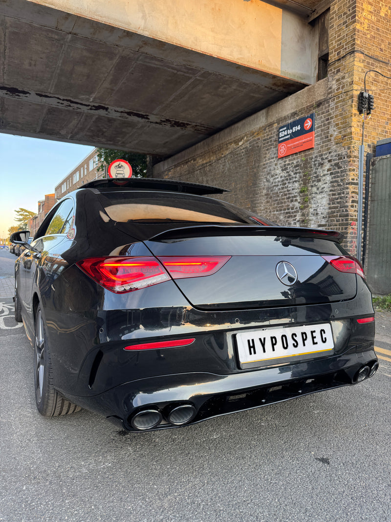 Mercedes Benz W118 CLA Upgrade To CLA45s AMG Diffuser With Quad Exhaust Tips image 0