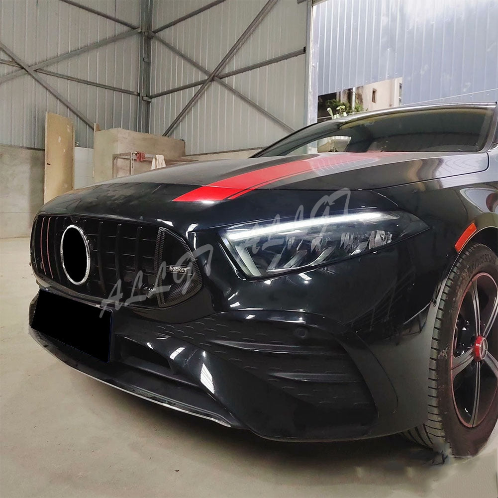 Front Racing Facelift Grille Upper Bumper Radiator Grill For Mercedes-Benz W177  image 5