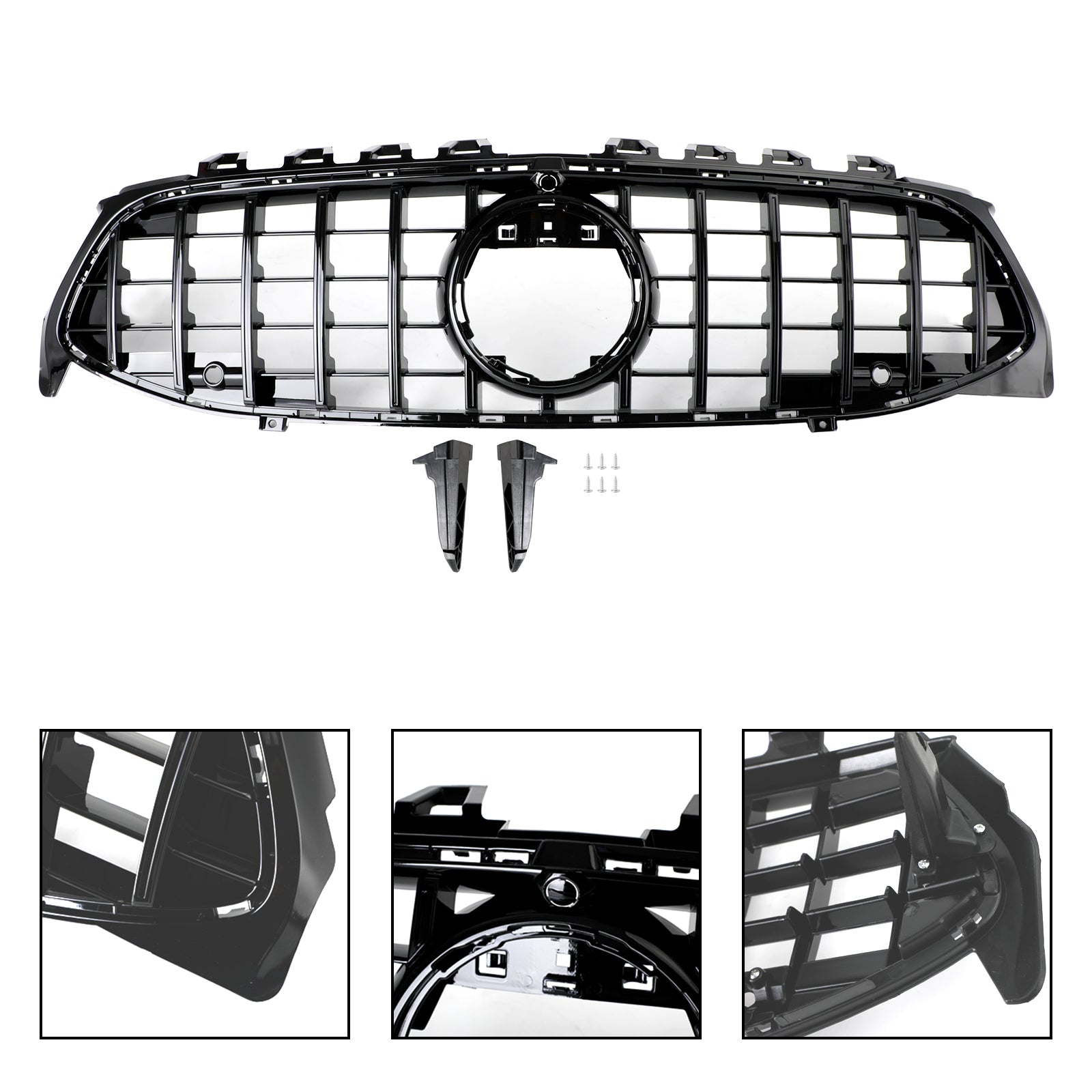 MERCEDES CLA W118 2019-2022 PANAMERICA BLACK GT GRILL image 2