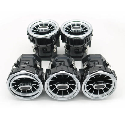 64 Colors Turbo Air Vent Outlet Ambient Light for C-Class W205 GLC X253 image 1