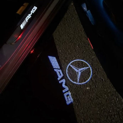 Holographic AMG Door Lights Projectors for Mercedes-Benz