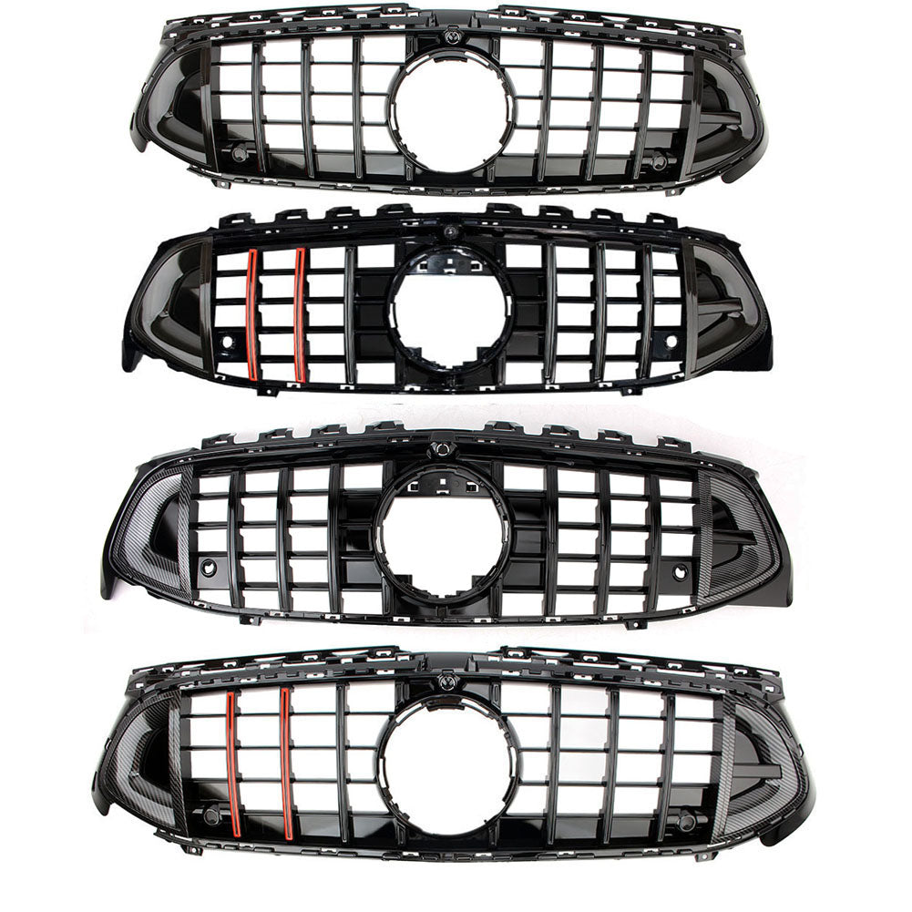 Front Racing Facelift Upper Radiator Billet Bumper Grill For Mercedes-Benz W118  image 0