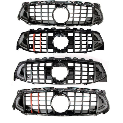 Front Racing Facelift Upper Radiator Billet Bumper Grill For Mercedes-Benz W118  image 0