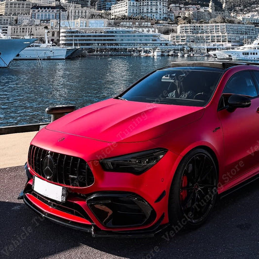 Front Bumper Lip for Mercedes Benz CLA C118 CLA45 AMG 2020-2023 image 0